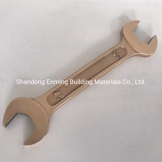 더블 오픈 엔드 렌치 오픈 조 스패너 황동 구리 비 스파크 도구